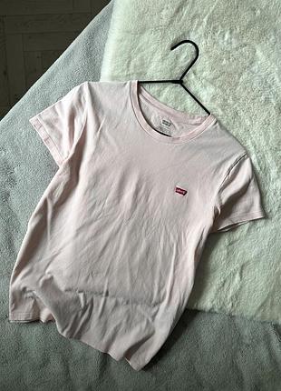 Ніжно-рожева футболка levi’s