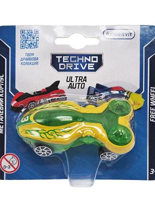 Игровая мини-машинка ultra auto technodrive 250321w-4 металлический корпус