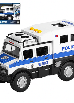 Машина/джип "police/поліцейська" (інерційна, звукова) арт. wy 980 a