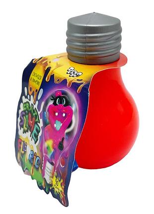 Вязкая масса лампочка fluoric "crazy slime" slm-07-01u светится в темноте оранжевый