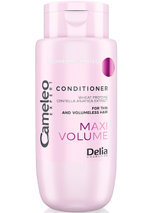 Кондиционер для волос максимальный объем delia cameleo expert maxi volume с экстрактом центеллы азиатской, 300мл, 300 мл