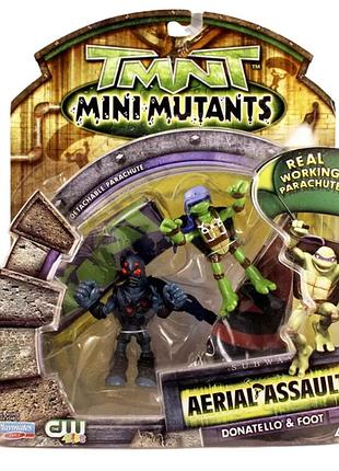 Набор мини-фигур фут и донателло - foot and donatello, 4kids, playmates