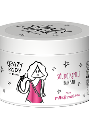 Соль для ванн hiskin crazy body с ароматом маршмеллоу, 300мл, 300 мл