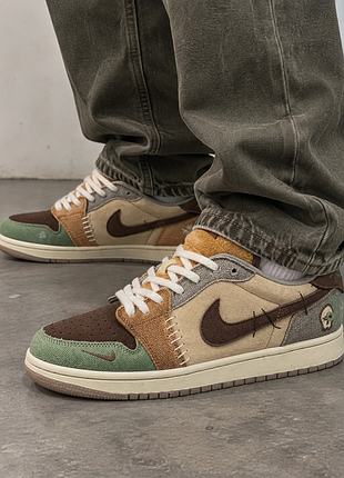 Кроссовки женские и мужские nike air jordan 1 x zion williamson voodoo