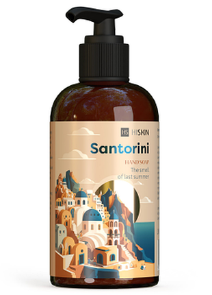 Мыло жидкое hiskin bon voyage с ароматом яркий santorini, 250мл, 250 мл