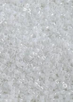 Db-201 бисер miyuki delica beads 11/0 (жемчужный белый)