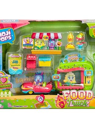 Игровой набор фургончик с едой moji pops pmpsb216in80 (2 фигурки, аксессуары)