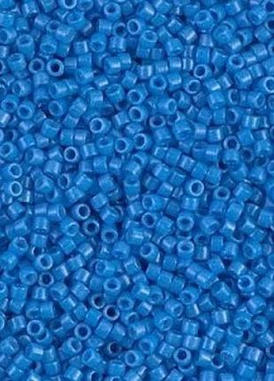 Db-2134 бісер miyuki duracoat delica beads 11/0 (натуральний синій світлий)