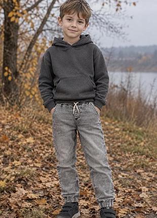 Джинси для хлопчиків reserved джогери сірі