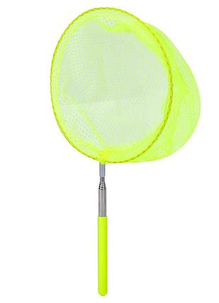 Сачок для метеликів ms 4387(yellow) телескопічна ручка 35см/83см, діаметр 19 см