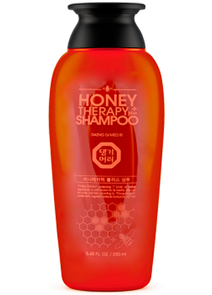 Шампунь для волос профессиональный daeng gi meo ri honey therapy plus с пчелиным маточным молочком, 250 мл, 250 мл