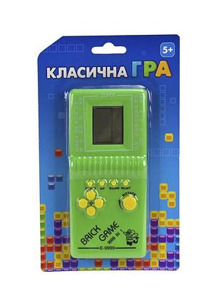 Детская интерактивная игрушка "классическая игра тетрис" 725-60(green) зеленый