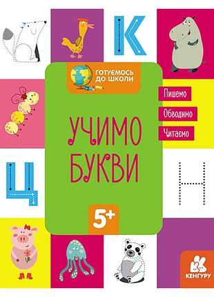 Готуємося до школи прописи вчимо букви 822005, 16 сторінок