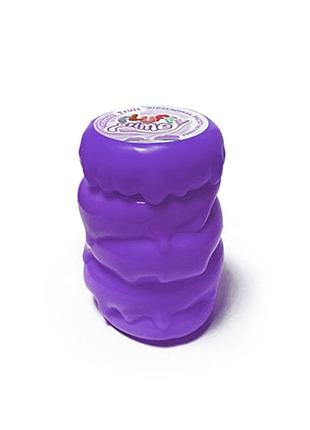 Вязкая масса "fluffy slime" fls-01-01u с сюрпризом фиолетовый