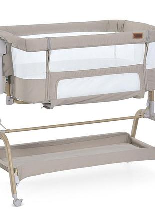 Детская приставная кровать intense me 1180-w taupe beige