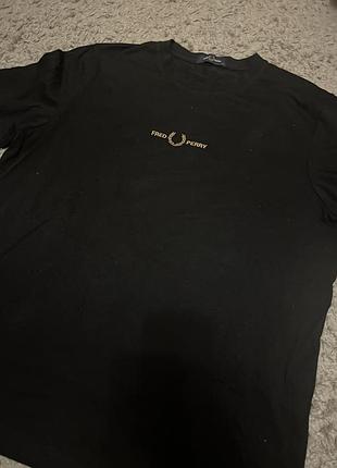 Чоловіча футболка fred perry чорна xl