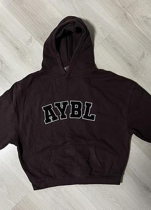 Оверсайз худі aybl з вишивкою (розмір m)