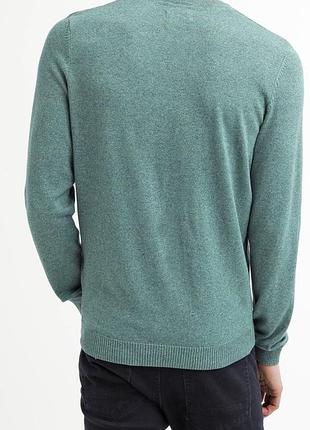 🖤мужской хлопковый джемпер your turn/базовый свитер мятного цвета🖤 4
