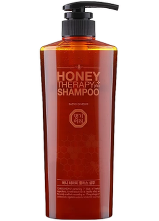 Шампунь для волос профессиональный daeng gi meo ri honey therapy plus с пчелиным маточным молочком, 500 мл, 500 мл
