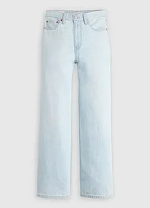 Джинсы levi's ribcage wide-leg linen+ denim, женские - luxury trip