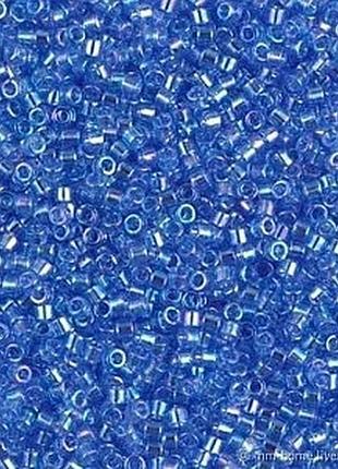 Db-1250 бисер miyuki delica beads 11/0 (блестящий темно-голубой)