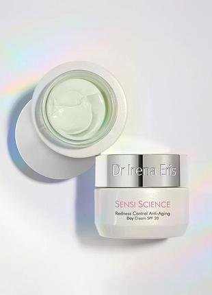 Крем для обличчя dr irena eris sensi science redness control anti-aging day cream spf 20