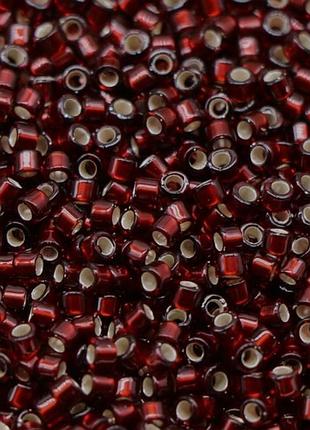 Db-1685 бисер miyuki delica beads 11/0 (блестящий бордовый темный)