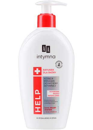 Эмульсия для интимной гигиены aa intimate help+ emulsion, 300мл, 300 мл