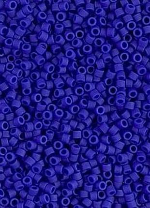 Db-756 бісер miyuki delica beads 11/0 (матовий синій яскравий)