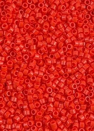 Db-727 бисер miyuki delica beads 11/0 (натуральный красный яркий)