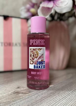 Парфюмированный увлажняющий спрей для тела victorias secret pink just baked body mist
