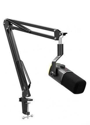 Maono pd100xs (usb/xlr dynamic microphone boom arm bundle) с пантографом