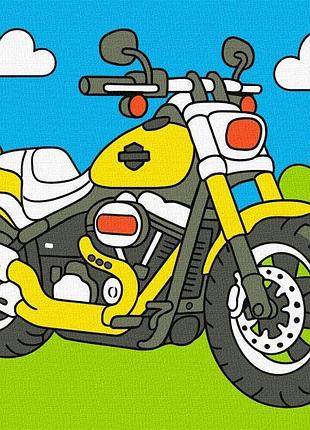 Картина за номерами мрія маленького байкера