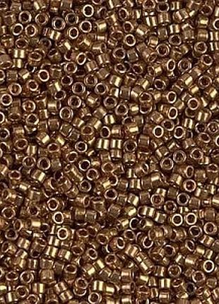 Db-22l бісер miyuki delica beads 11/0 (металізований світла бронза)