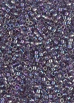 Db-1245 бісер miyuki delica beads 11/0 (блискучий середньо-бузковий райдужний)