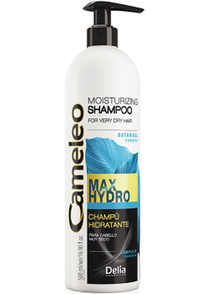 Шампунь для волос увлажняющий delia cameleo max hydro, 500 мл, 500 мл