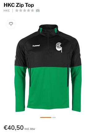 Спортивна кофта для хлопчиків hummel authentic 1/4 zip-top чорно-зелена