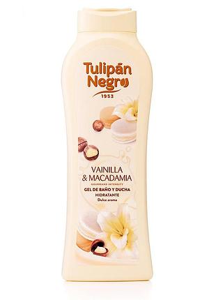 Гель для душу tulipan negro ваніль та макадамія, 650мл