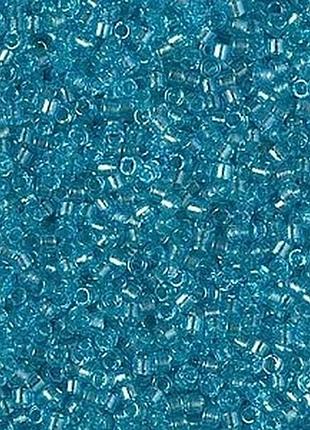 Db-2382 бисер miyuki delica beads 11/0 (прозрачный с радужным напылением голубой)