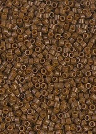 Db-2142 бисер miyuki duracoat delica beads 11/0 (натуральный коричневый)