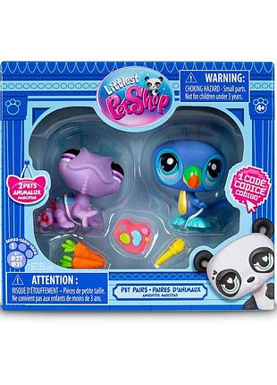 Игровой набор "друзья по искусству" littlest pet shop 00507 аксессуары и 2 фигурки