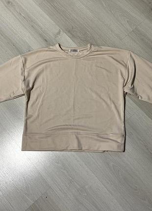Бежевий світшот awesome products (розмір m / l)