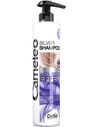 Шампунь кератиновый delia cameleo silver anti-yellow effect, 250мл, 250 мл