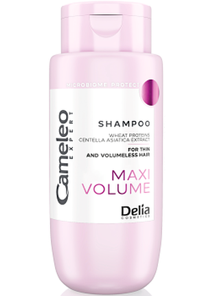 Шампунь для волос максимальный объем delia cameleo expert maxi volume с экстрактом центеллы азиатской, 300мл, 300 мл