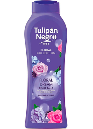 Гель для душа парфюмированный tulipan negro floral цветочные мечты, 650мл, 650 мл