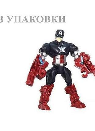 Розбірна фігурка капітан америка "машерс" - captain america, mashers, hasbro