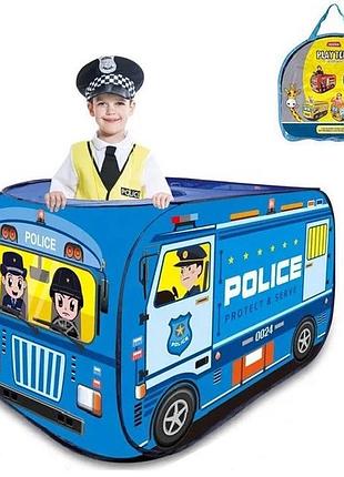 Намет дитячий "поліцейський автобус" (police) арт. 606-8010 d