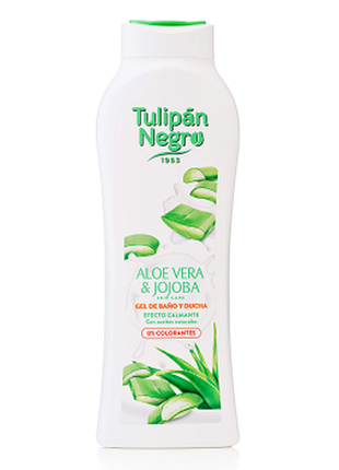 Tulipán negro aloe vera & jojoba гель для душа с алоэ вера и маслом жожоба, 650 мл, 650 мл