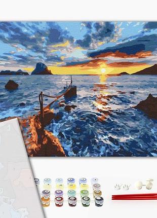 Brushme premium картина по номерам на закате, 40×50 см, 40x50 см