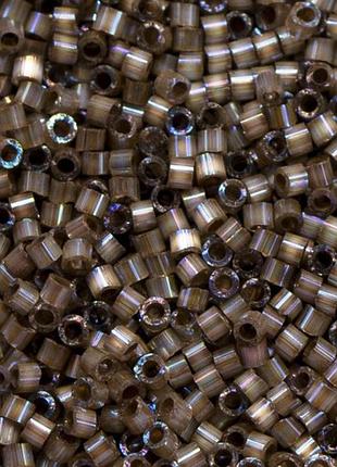 Db-680 бисер miyuki delica beads 11/0 (серый, сатиновый с переливом)